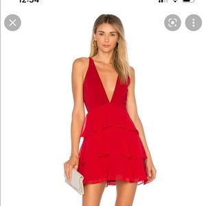 Red hot mini dress from REVOLVE 💃